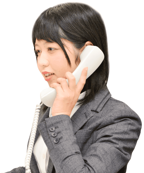 写真-電話中の女性